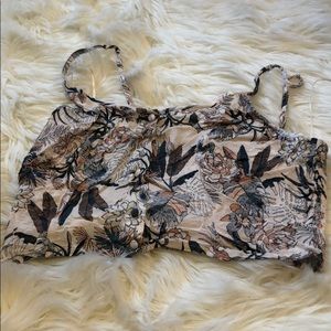 Floral crop top